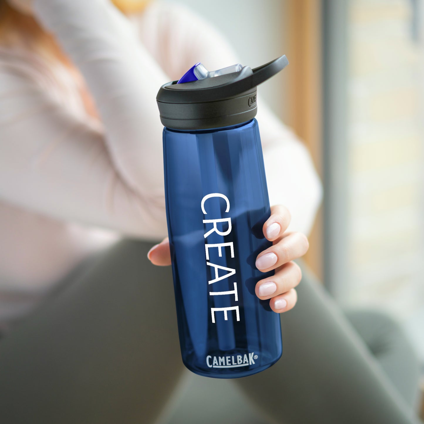 "CREATE" - CamelBak Eddy® Water Bottle, 25oz