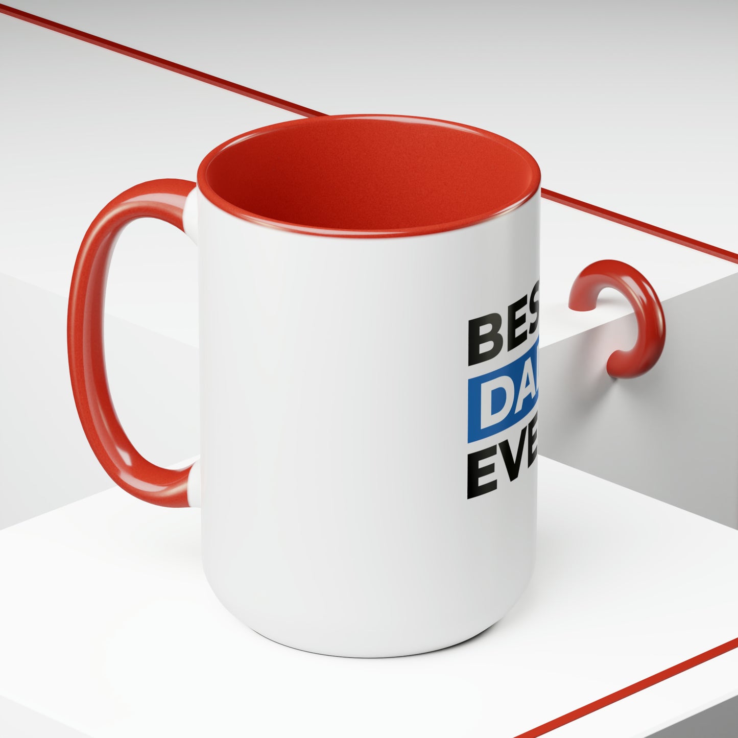 BEST. DAD. EVER - Two-Tone Coffee Mugs, 15oz