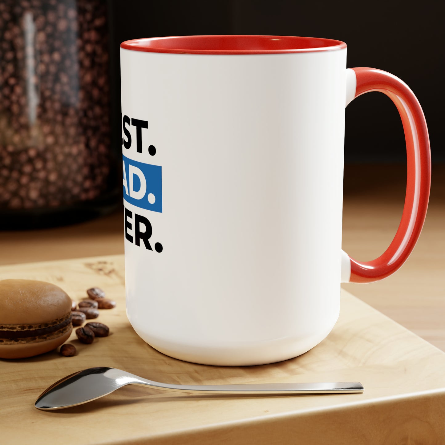 BEST. DAD. EVER - Two-Tone Coffee Mugs, 15oz