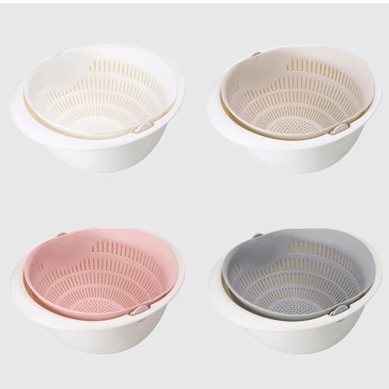 Accessoires de cuisine, passoire de lavage, panier à Double vidange