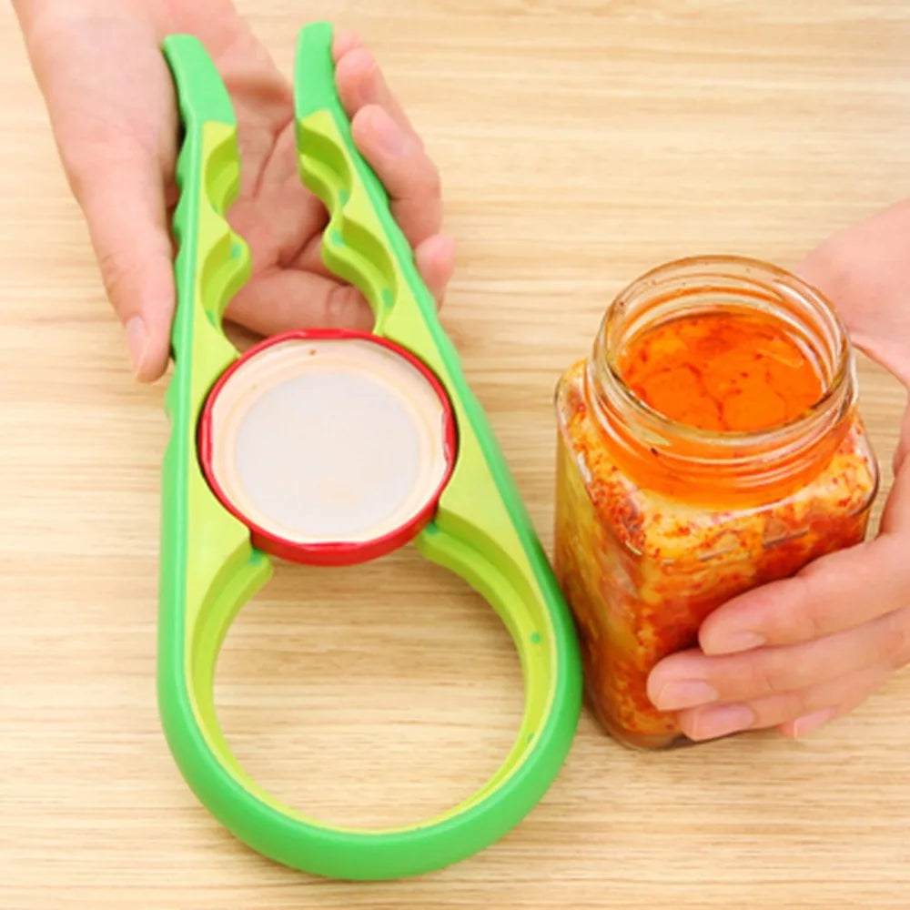 Ouvre-bocal Bouchon à vis pratique – Couvercle dévissable (rouge uniquement)