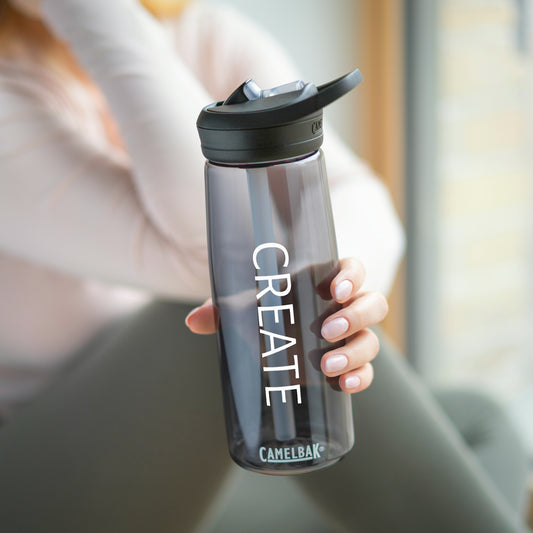"CREATE" - CamelBak Eddy®  Water Bottle, 25oz