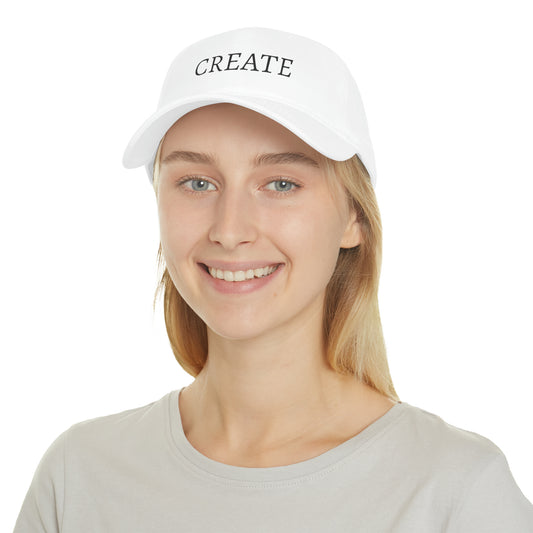 "CREATE" - Low Profile Baseball Cap