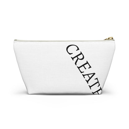 "CREATE" - Accessory Pouch w T-bottom
