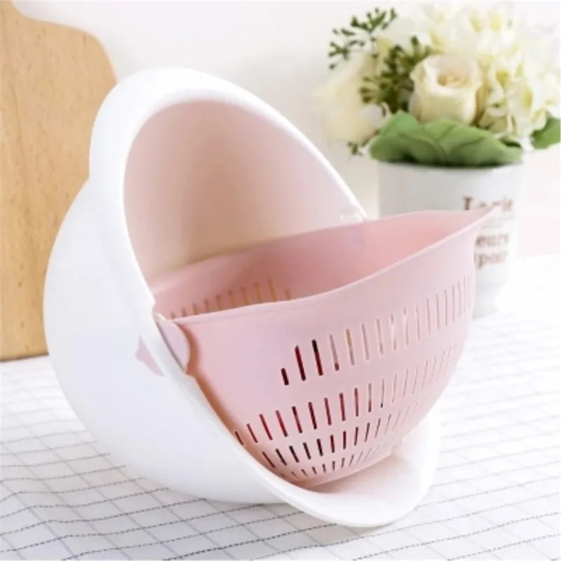 Accessoires de cuisine, passoire de lavage, panier à Double vidange 